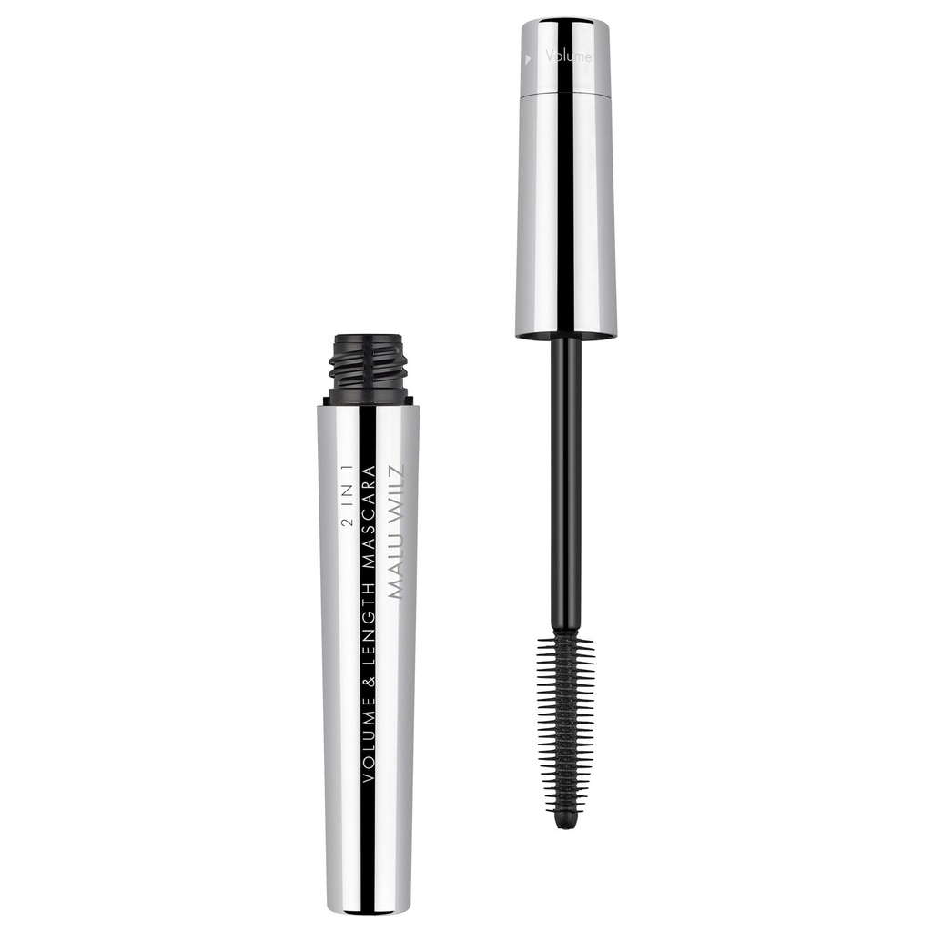 Malu Wilz 2 in1 Volume & Length Mascara (Langhaftend)