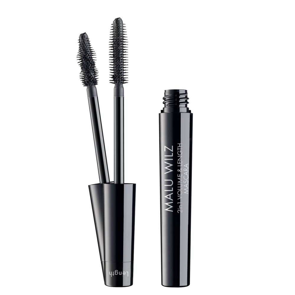 Malu Wilz 2 in1 Volume & Length Mascara (Langhaftend)