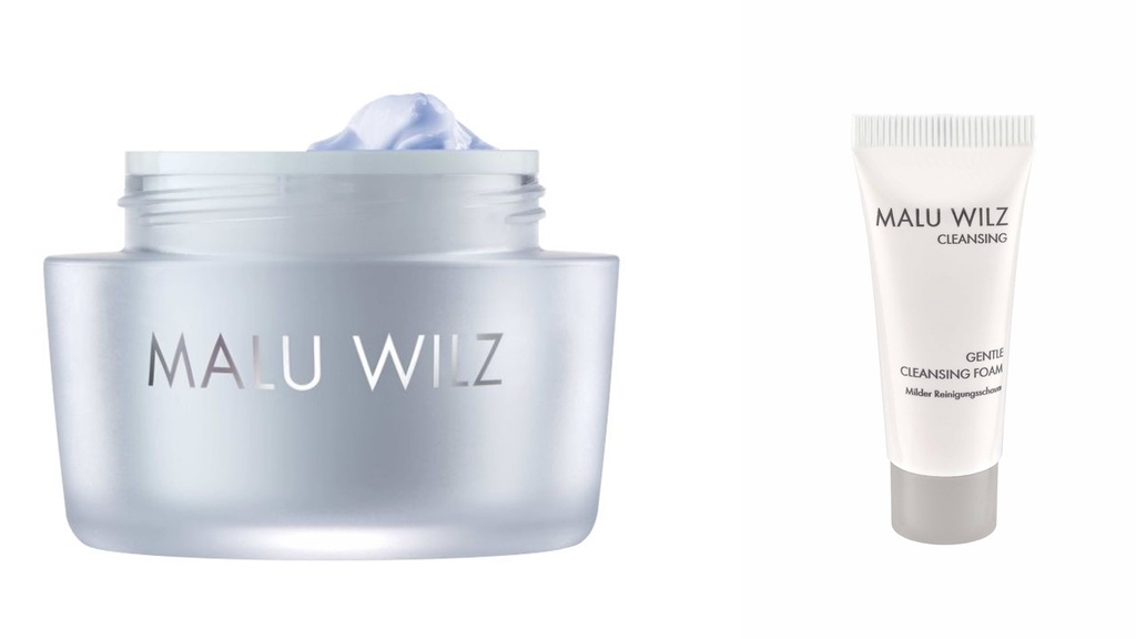 [MW-13333] Malu Wilz Hyaluronic Active+ Cream soft + Cleansing foam 10 ml