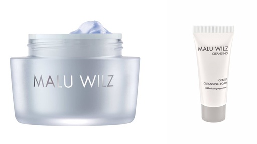 [MW-13333] Malu Wilz Hyaluronic Active+ Cream soft + Cleansing foam 10 ml