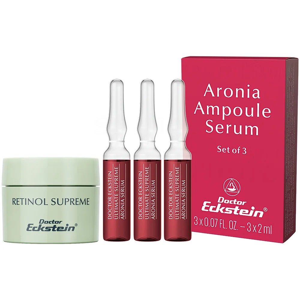Doctor Eckstein Set Aronia Serum (3 x 2 ml) + Retinol Supreme (4,8 ml)
